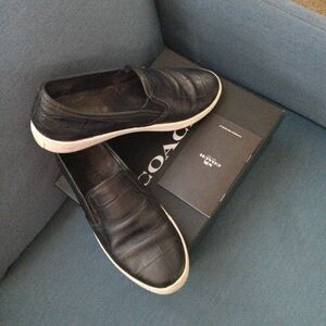 Coach Women Size 7B Black Slip-On Shoes